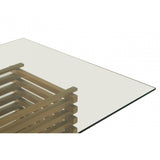 Vogue Matte Gold Dining Table