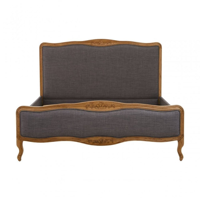 Parkside Grey Fabric Kingsize Bed