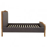 Parkside Grey Fabric Kingsize Bed