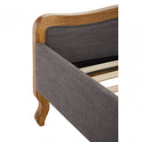 Parkside Grey Fabric Kingsize Bed