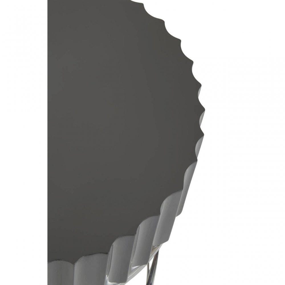 Genoa Grey Finish Round End Table