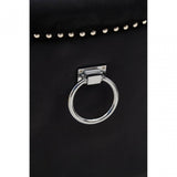 Doucet Black Velvet Chair With Ring Back