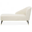 Yvette Mink Velvet Chaise Lounge