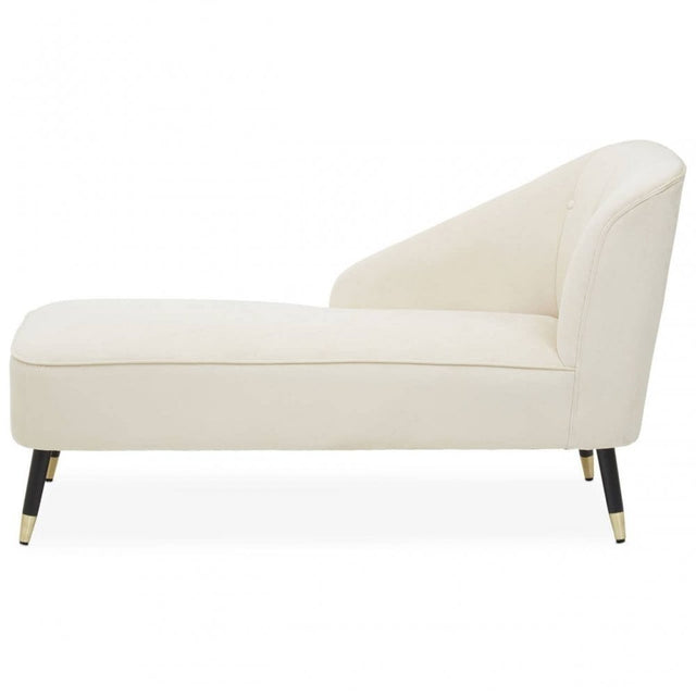 Yvette Mink Velvet Chaise Lounge
