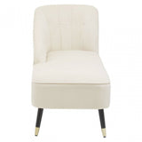 Yvette Mink Velvet Chaise Lounge
