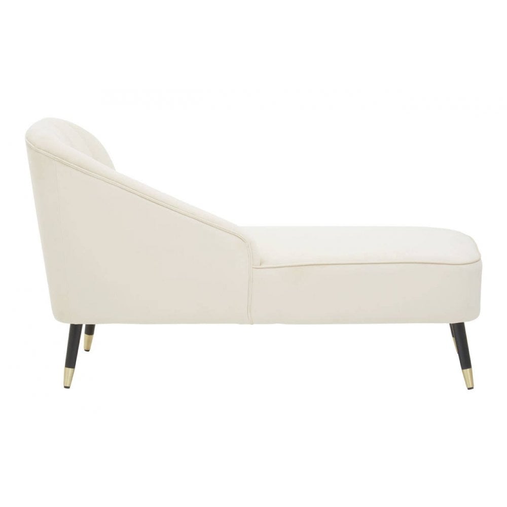 Yvette Mink Velvet Chaise Lounge