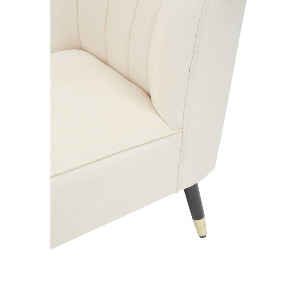 Yvette Mink Velvet Chaise Lounge