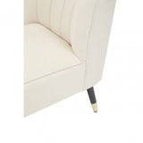 Yvette Mink Velvet Chaise Lounge