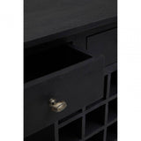Fusion Wine Bottle Storage Console Table