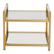 Vogue Matte Gold End Table