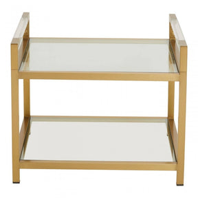 Vogue Matte Gold End Table