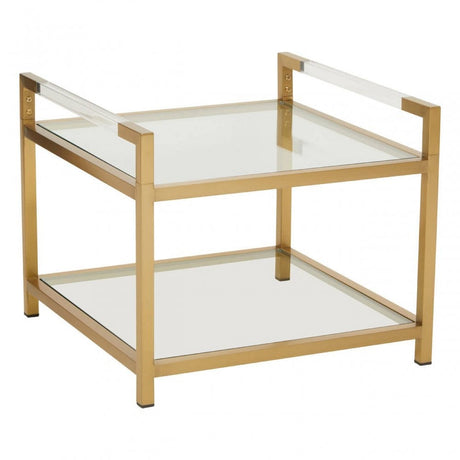 Vogue Matte Gold End Table