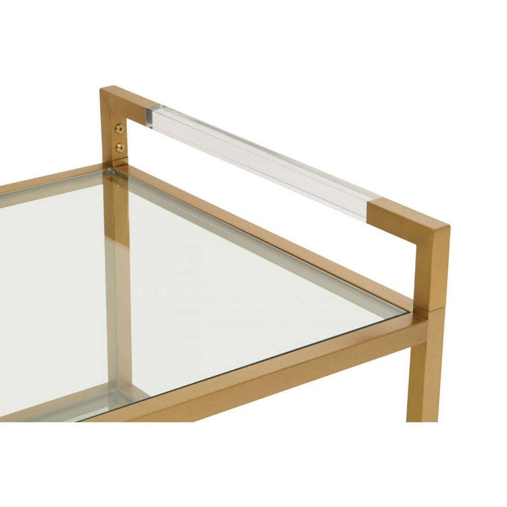 Vogue Matte Gold End Table