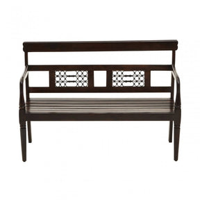 Srina Dark Sheesham Wood Bench