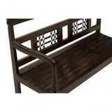 Srina Dark Sheesham Wood Bench