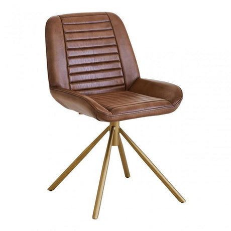 Buffalo Brown Leather Chair