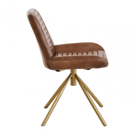 Buffalo Brown Leather Chair