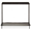 Templar Black Marble Console Table