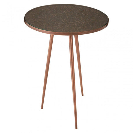 Akola Copper Finish Side Table
