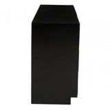 Sarter Seven Drawer Black Mango Wood Chest