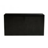 Sarter Seven Drawer Black Mango Wood Chest