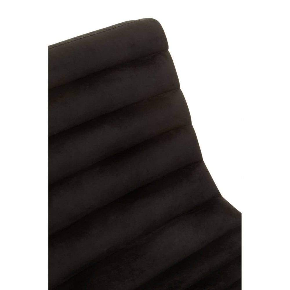Vogue Black Velvet Cocktail Chair
