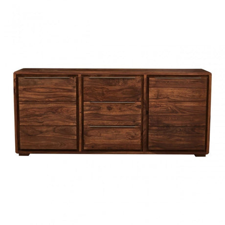 Surati Two Door Three Drawer Sheesham And Acacia Sideboard
