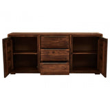 Surati Two Door Three Drawer Sheesham And Acacia Sideboard