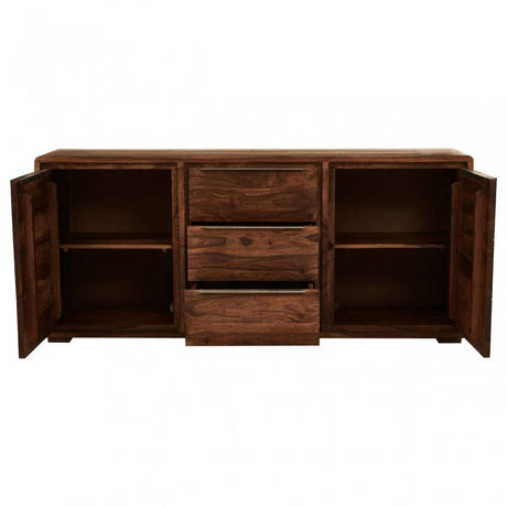 Surati Two Door Three Drawer Sheesham And Acacia Sideboard