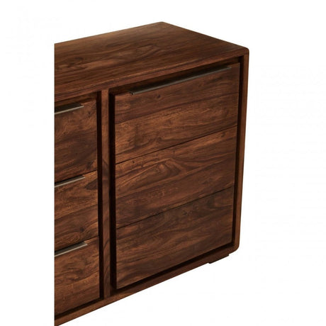 Surati Two Door Three Drawer Sheesham And Acacia Sideboard