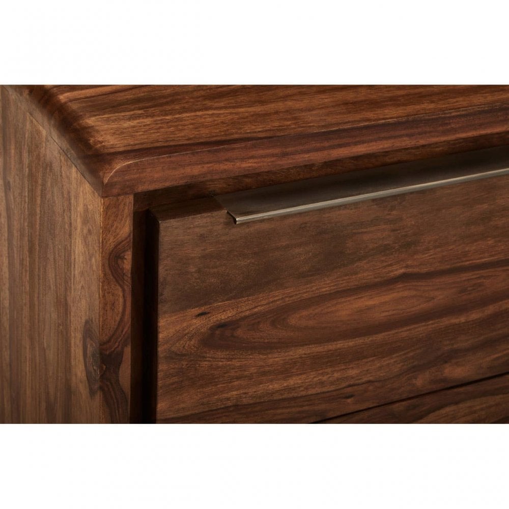 Surati Two Door Three Drawer Sheesham And Acacia Sideboard