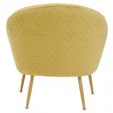 Tania Gold Velvet Occasional Chair