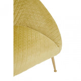 Tania Gold Velvet Occasional Chair