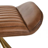 Buffalo Brown Leather Foot Stool