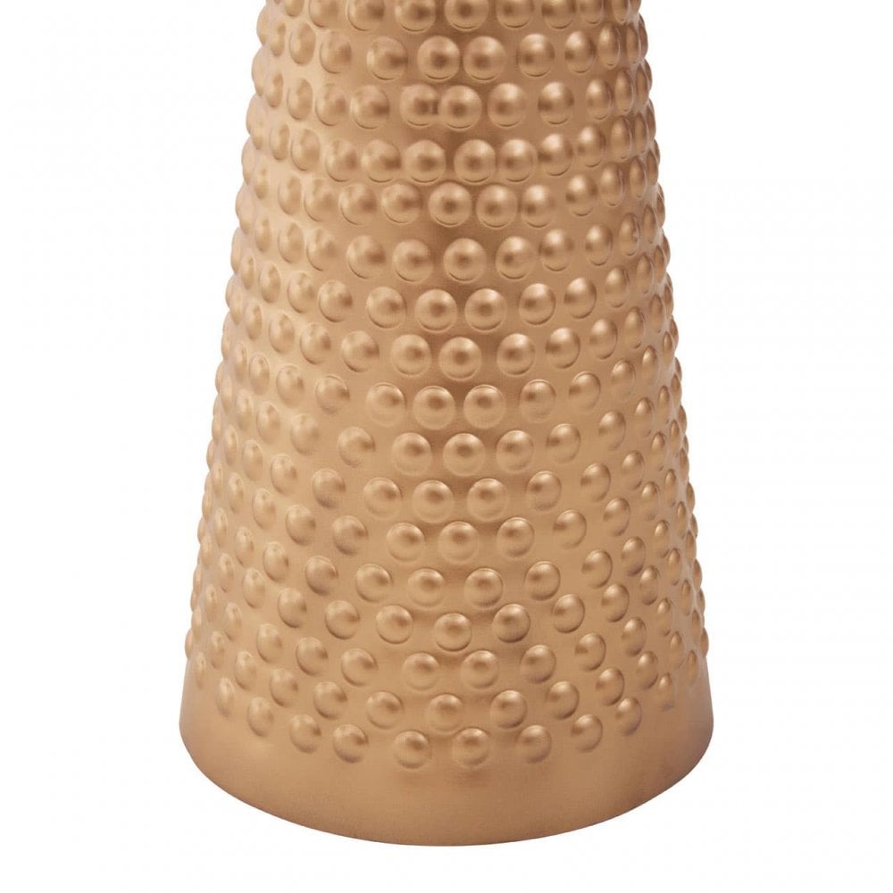 Amira White Top Gold Base Side Table