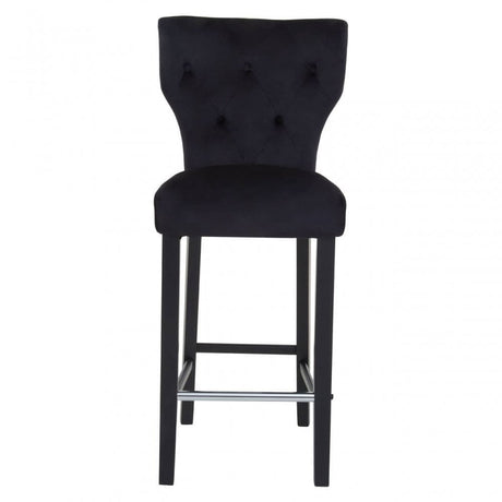 Decatour Black Bar Stool