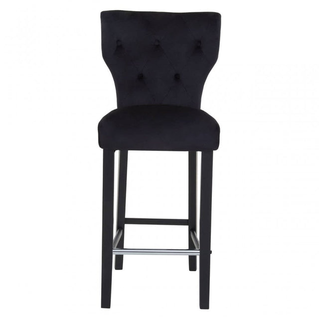 Decatour Black Bar Stool