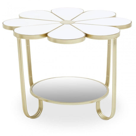 Jodie White Top Petal Shape Table