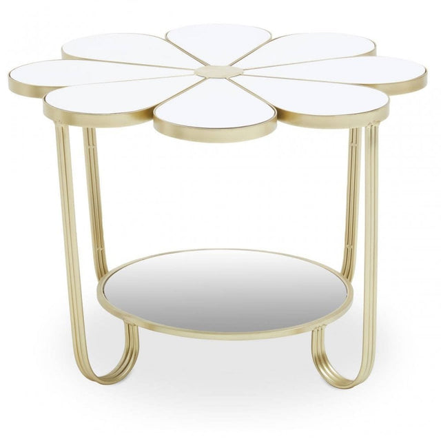 Jodie White Top Petal Shape Table