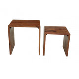 Surati Sheesham Wood Nesting Tables
