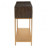 Patina Grey Console Table