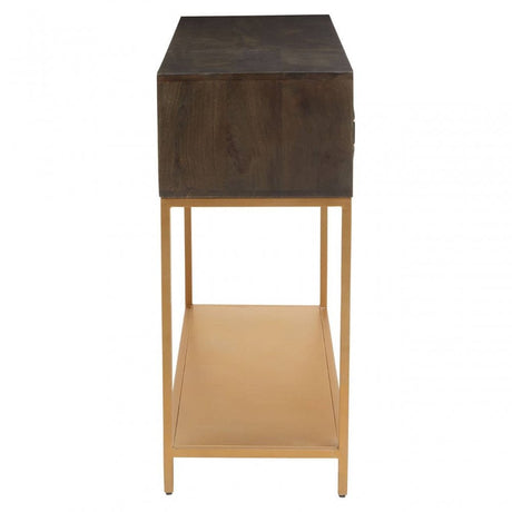 Patina Grey Console Table