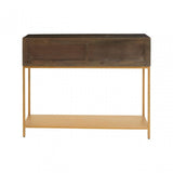 Patina Grey Console Table