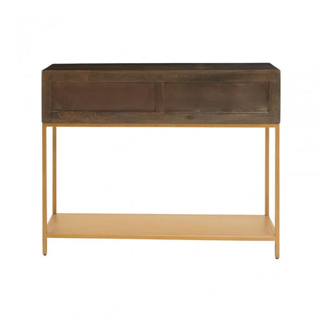 Patina Grey Console Table