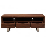 Simla Acacia Three Drawer Media Unit