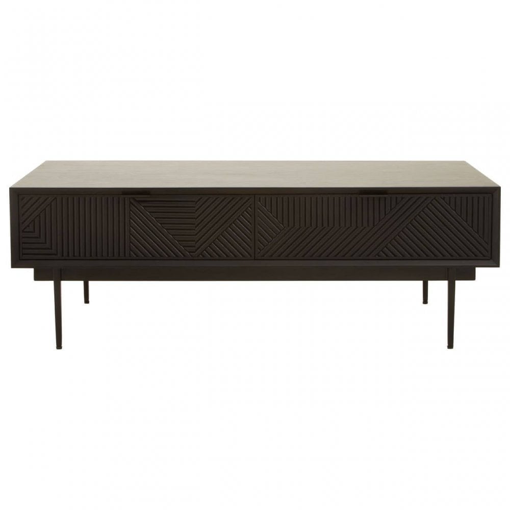 Jakara Black Finish Wooden Coffee Table
