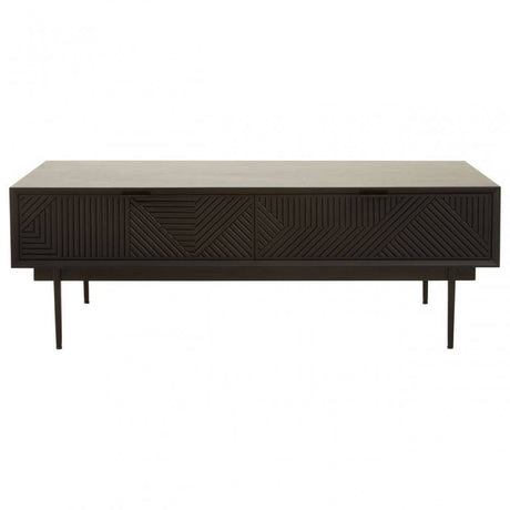 Jakara Black Finish Wooden Coffee Table