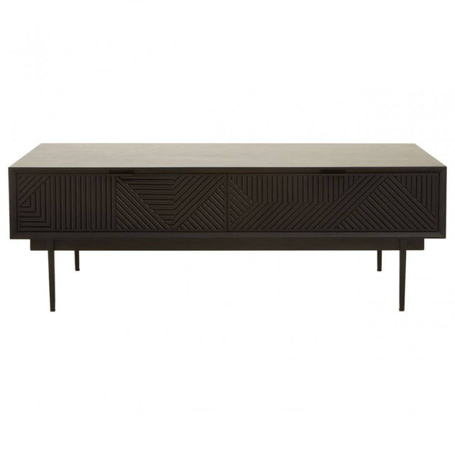 Jakara Black Finish Wooden Coffee Table