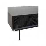 Jakara Black Finish Wooden Coffee Table