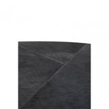 Kensington Townhouse Hair On Hide Black And Gold Round Coffee Table